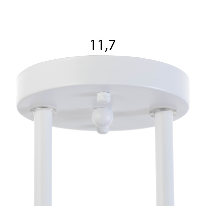 Люстра Люстра "Флоренция" 3х60Вт Е27 Белый 49х20х28см