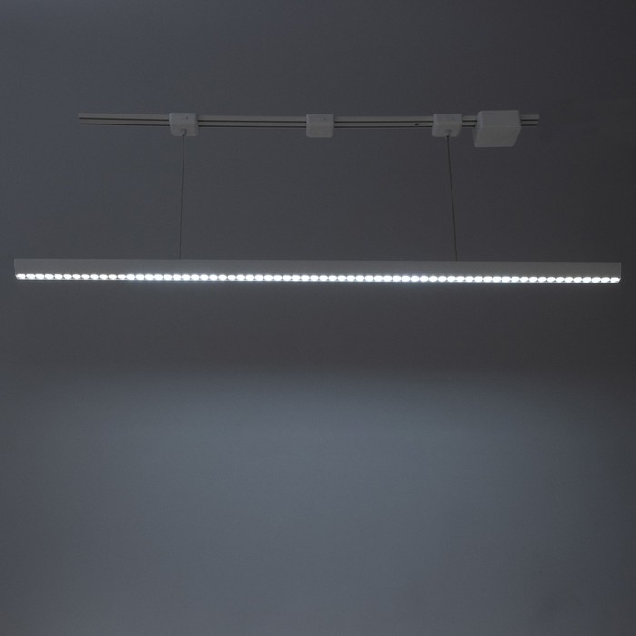 Светильник трековый SLIM Светильник трековый SLIM "Рейна" LED 66Вт 3000K-6000К 48V CRI90 белый 3,2х3,8х12-112см