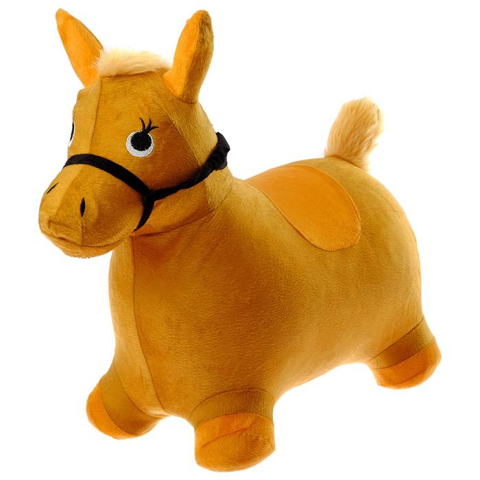 Попрыгун ZABIAKA «Лошадка», текстильная отделка, h=50 см, 1400 г, цвет МИКС Попрыгун ZABIAKA «Лошадка», текстильная отделка, h=50 см, 1400 г, цвет МИКС