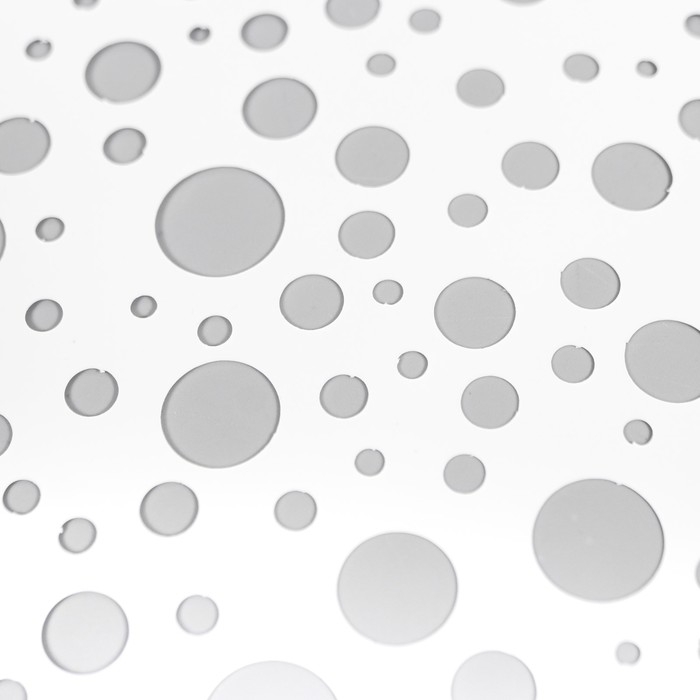 Трафарет пластиковый "Разные кружочки" 24х16 см
