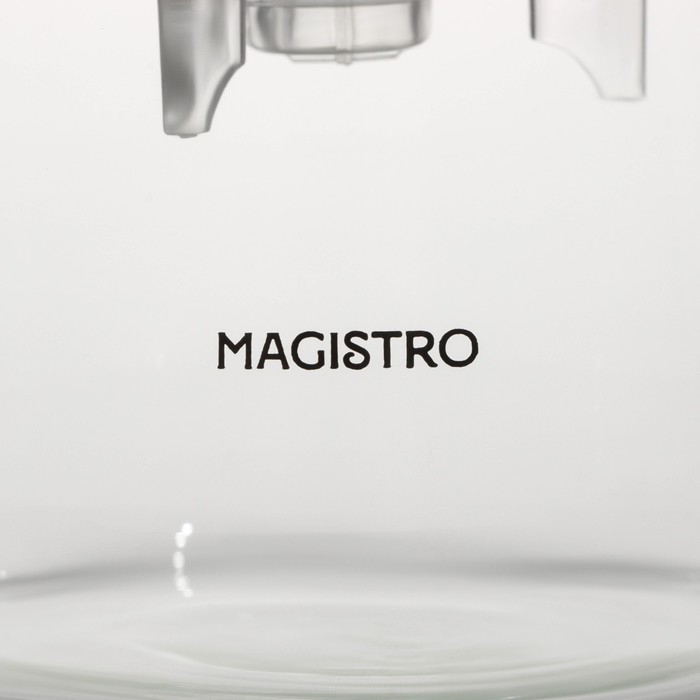 Чайник стеклянный заварочный Magistro «Мантана», 500 мл, с пластиковым ситом Чайник стеклянный заварочный Magistro «Мантана», 500 мл, с пластиковым ситом