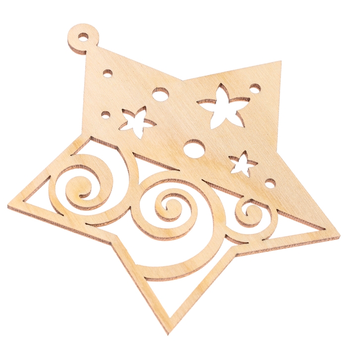 Заготовки для творчества на новый год «Звёздочки»