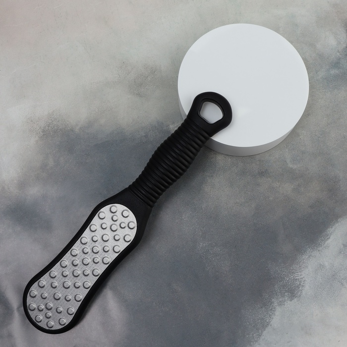 Пилка для ног, лазерная, двусторонняя, 25,5 см, цвет чёрный Пилка для ног, лазерная, двусторонняя, 25,5 см, цвет чёрный