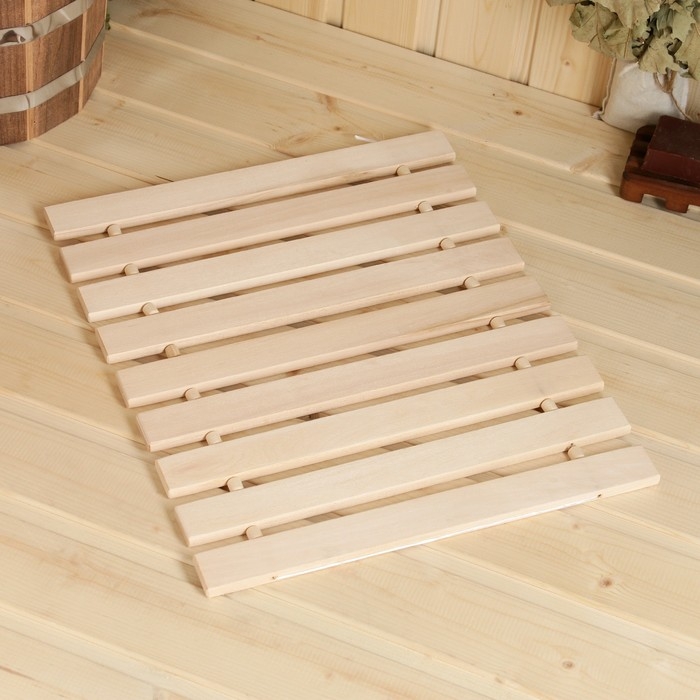 Коврик-сидушка из липы, 41х35х1 см Коврик-сидушка из липы, 41х35х1 см