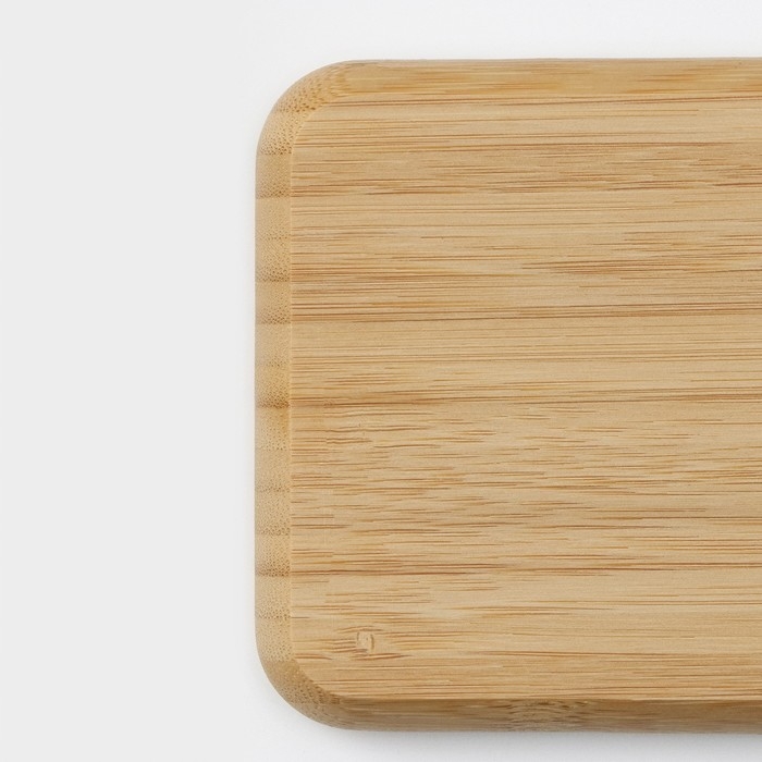 Менажница Striata, 2 секции, 17&times;9,5 см, цвет бежевый