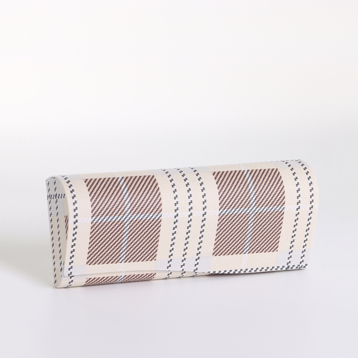 Футляр для очков на магните, длина 16 см, цвет бежевый Футляр для очков на магните, длина 16 см, цвет бежевый