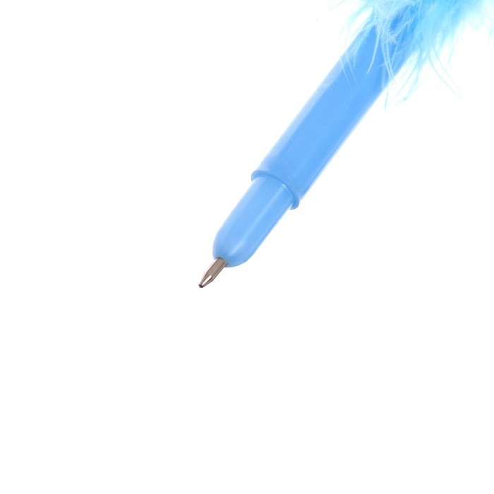 Ручка-прикол Calligrata "Пух-куколка", шариковая, на подставке, МИКС