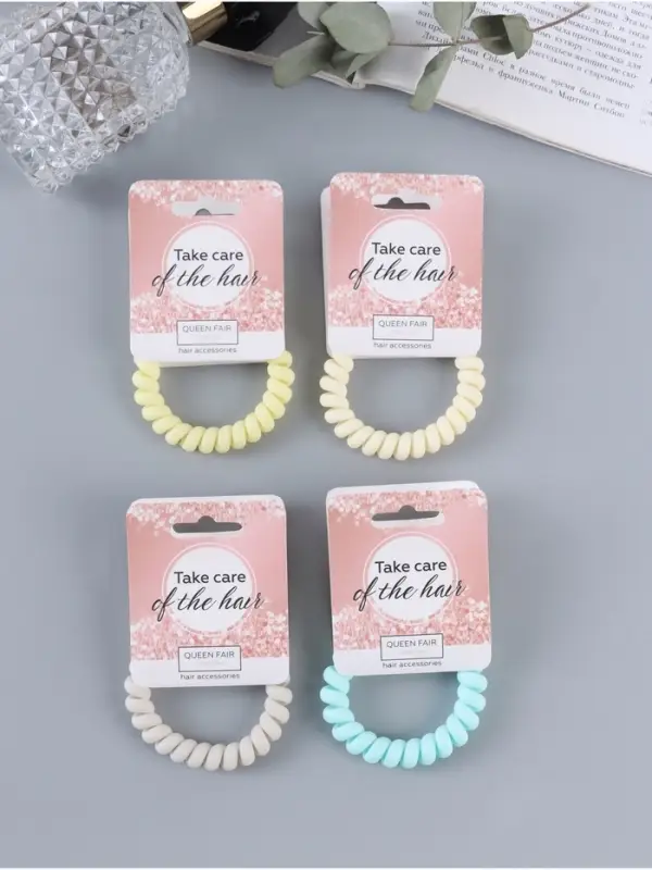 Резинка для волос пружинка «Матовая», МИКС Резинка для волос пружинка «Матовая», МИКС