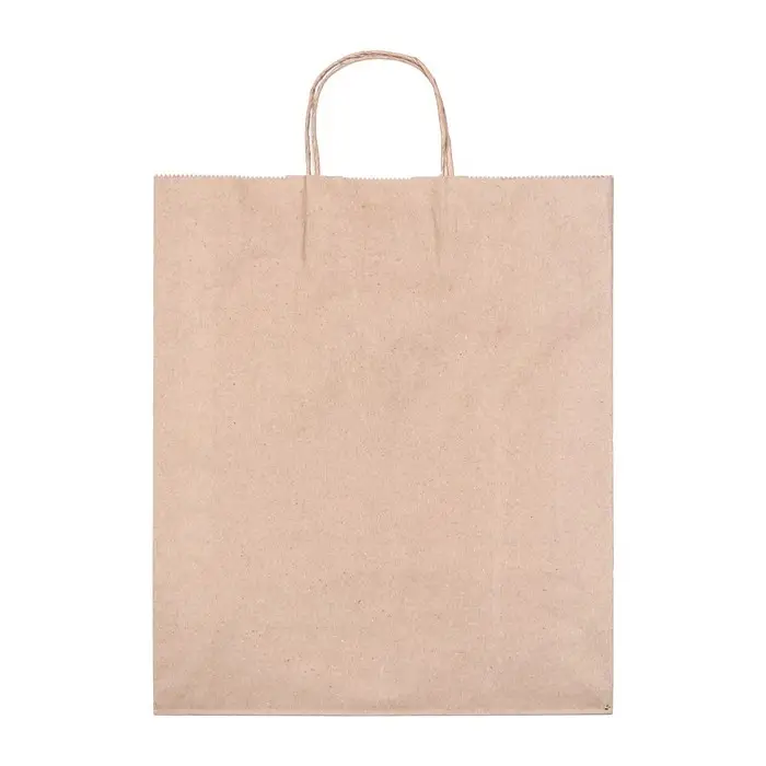 Пакет бумажный крафт 90 г/м², круглая ручка 32×20×37 см Пакет бумажный крафт 90 г/м², круглая ручка 32×20×37 см