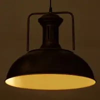 Светильник подвесной BayerLux William, 1&times;40 Вт, Е27, золотисто-чёрный, 40&times;40&times;35-100 см