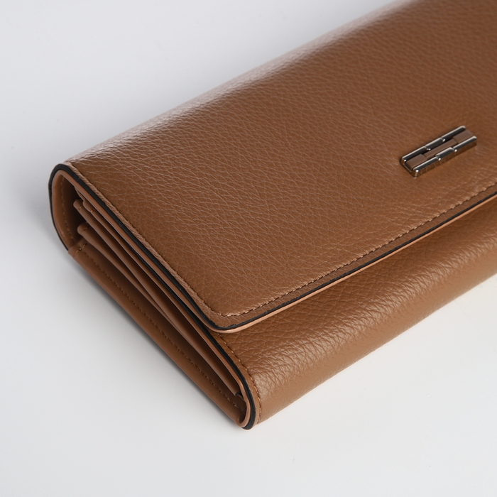 Кошелёк женский на магните, цвет коричневый Кошелёк женский на магните, цвет коричневый