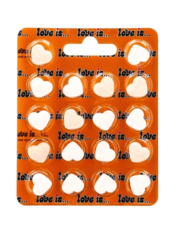 Освежающие конфеты Love is, со вкусом морской соли и маракуйи в блистере, 10.8 г