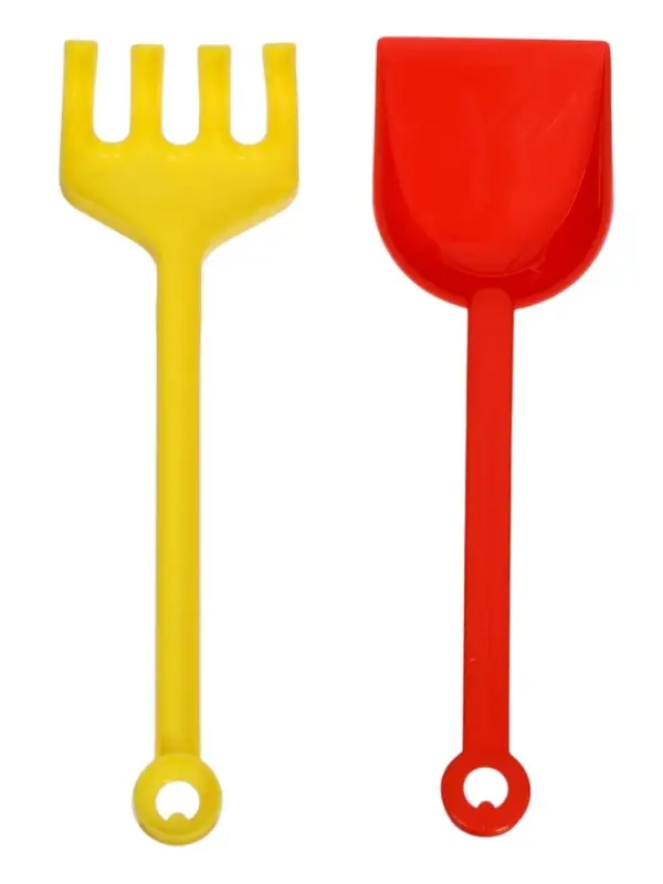 Песочный набор №101 ведро-цветок 0,3 л, сито, грабли, совок 01801