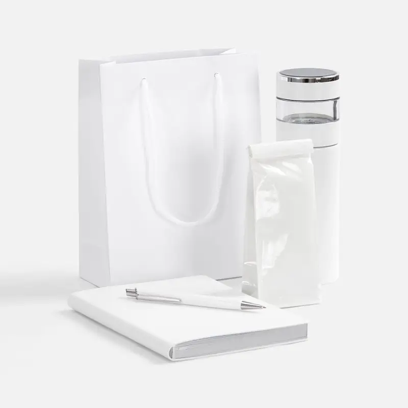 Набор Nebraska Inflow, белый с серебристым