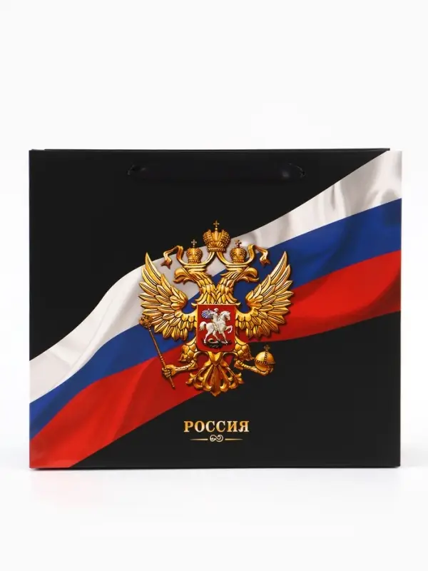 Пакет подарочный, упаковка, &laquo;Россия&raquo;, 32&times;26&times;12 см