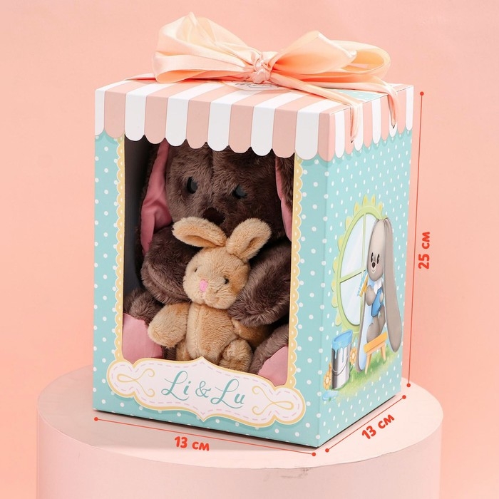Мягкая игрушка «Li и Didi», заяц, 25 см Мягкая игрушка «Li и Didi», заяц, 25 см