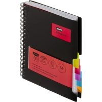 Бизнес-тетрадь B5,200л,кл,греб. Attache Selection Office book чернметаллик