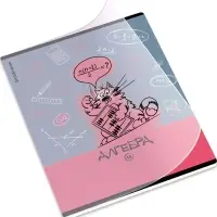 Тетрадь 48 листов в клетку &laquo;Алгебра: Котоформулы&raquo; ErichKrause, с пластиковой обложкой