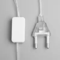 Светодиодная верхушка на ёлку &laquo;Звезда белая&raquo;, 16 см, 10 LED, 220 В, свечение мульти