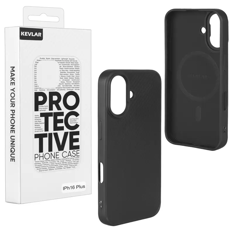Чехол для iPhone 16 Plus TPU Kevlar