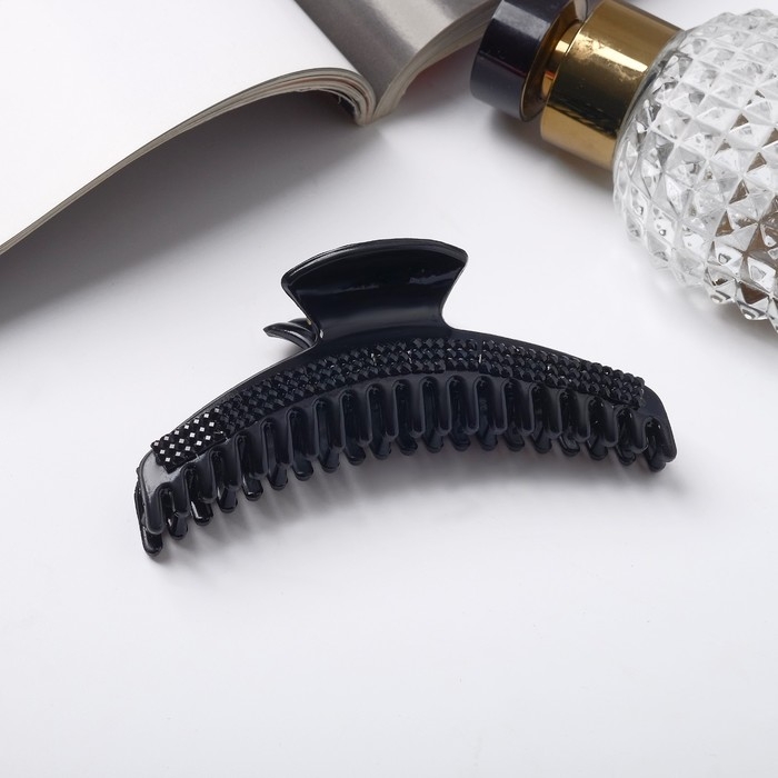 Краб для волос Краб для волос "Камилла" уголок, 9,5 см, чёрный