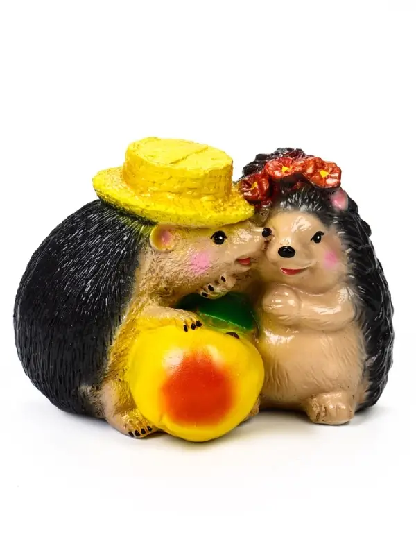 Садовая фигура из гипса &laquo;Ёжики признание в любви&raquo;, 23&times;17&times;22 см