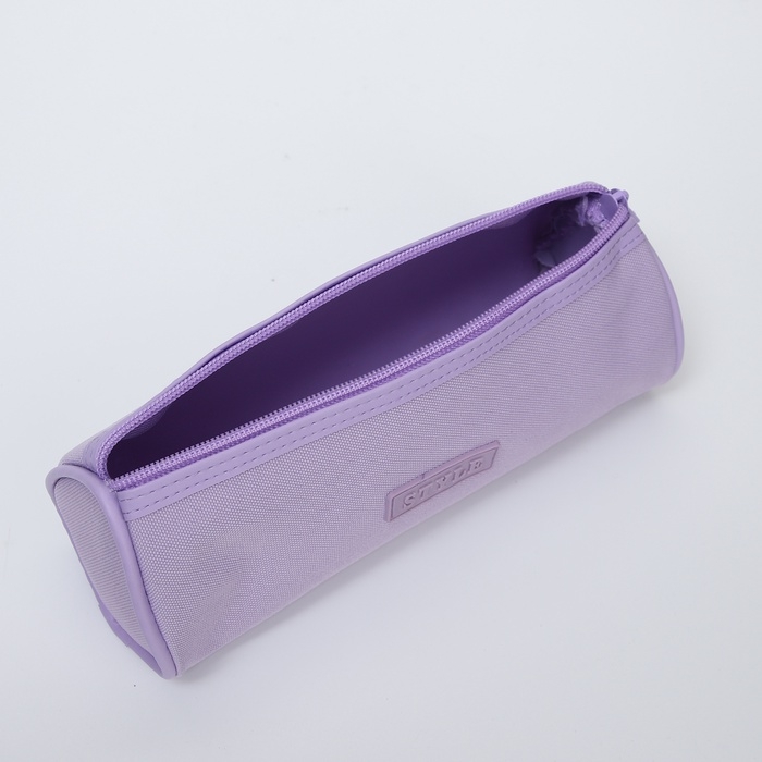Косметичка-пенал на молнии, цвет сиреневый