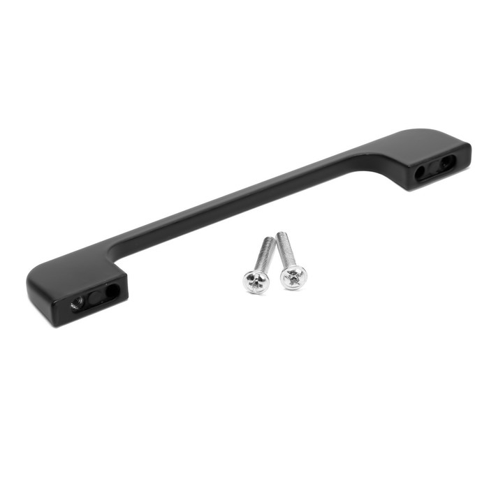 Ручка-скоба CAPPIO RSC023, алюминий, м/о 128 мм, цвет черный, 4 шт.