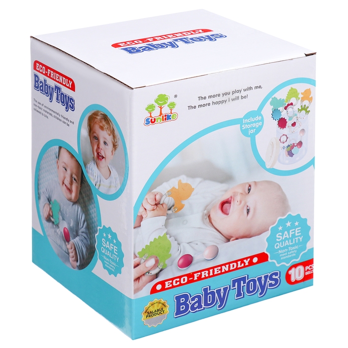 Набор погремушек с прорезывателями «Цвета и формы»