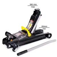 Домкрат подкатной AVS FJ-3000L, 3т, 85-380 мм.