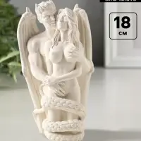 Фигурка декоративная &laquo;Искушение&raquo;, гипсовая, 18&times;10&times;6 см