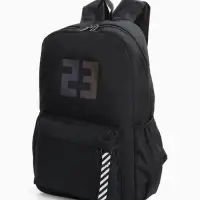 Рюкзак молодёжный на молнии, с карманами, с цифрой 23, размер 31&times;15&times;45 см, чёрный