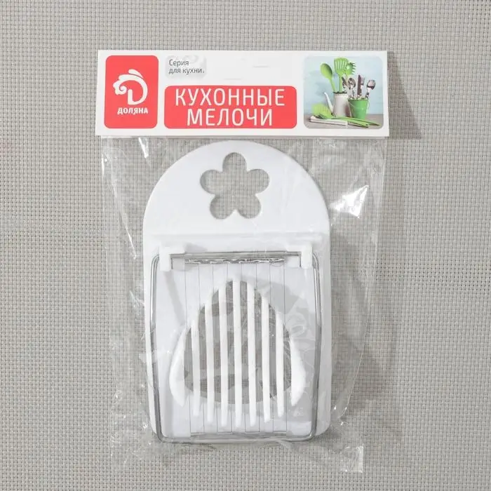Яйцерезка Доляна &laquo;Комфорт&raquo;, 14&times;8 см, МИКС