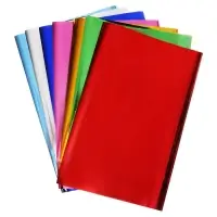 Набор бумаги зеркальной А4, 8 листов, 8 цветов, 80 г/м2