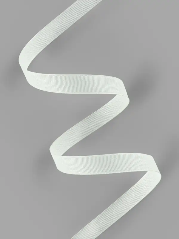 Лента репсовая, 15 мм, 23&plusmn;1 м, молочная №08