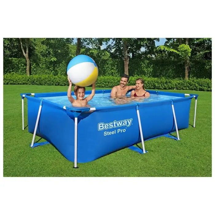 Бассейн каркасный Steel Pro, 259&times;170&times;61 см, прямоугольный, 56403 Bestway