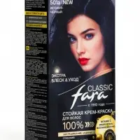 Краска для волос Fara Classic, тон 501 А, иссиня-чёрный, 160 г