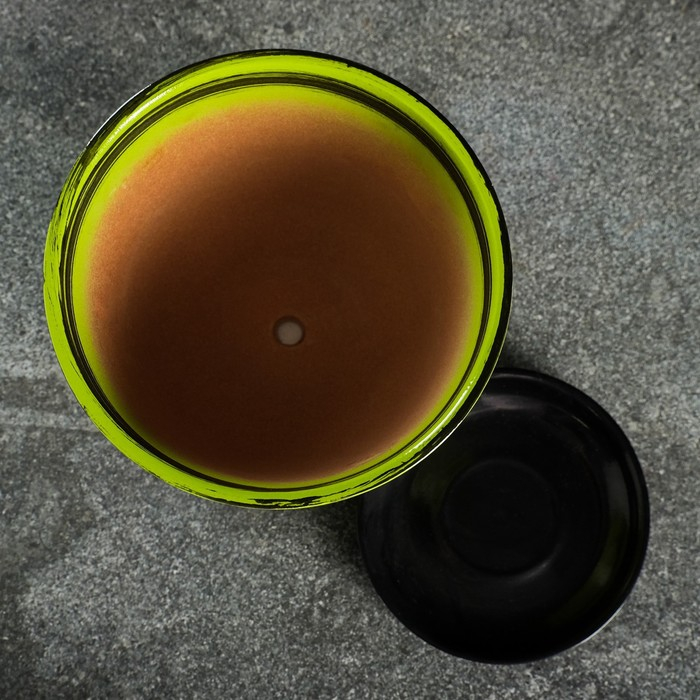 Горшок цветочный Горшок цветочный "Листья" с поддоном 1,8л