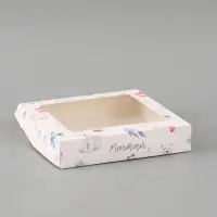 Коробка подарочная с окном &laquo;Мечтай&raquo;, 20&times;20&times;4 см, самосборная
