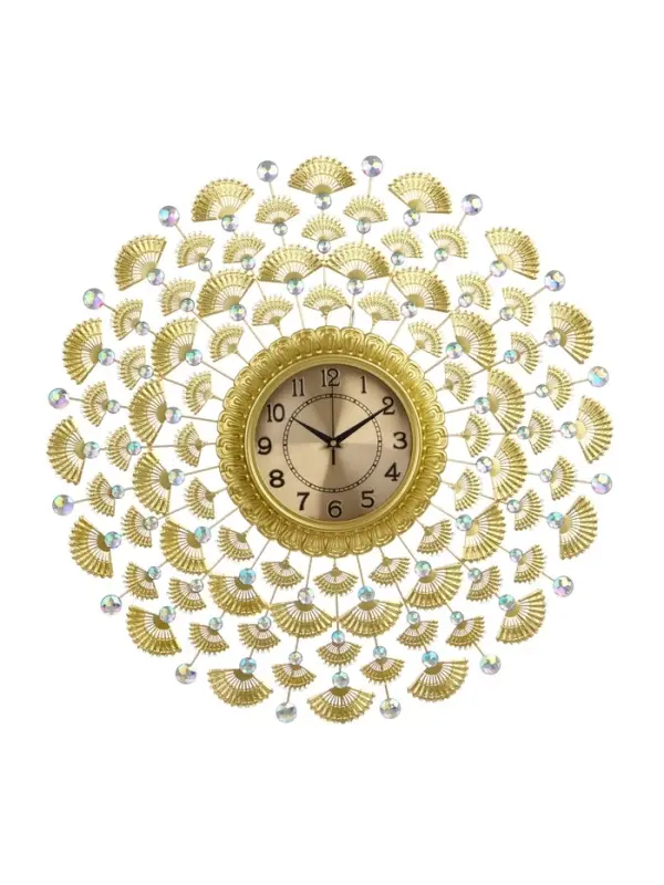 Часы настенные интерьерные &laquo;Моруо&raquo;, серия: Ажур, бесшумные, плавный ход, 70&times;70 см, циферблат d=24 см