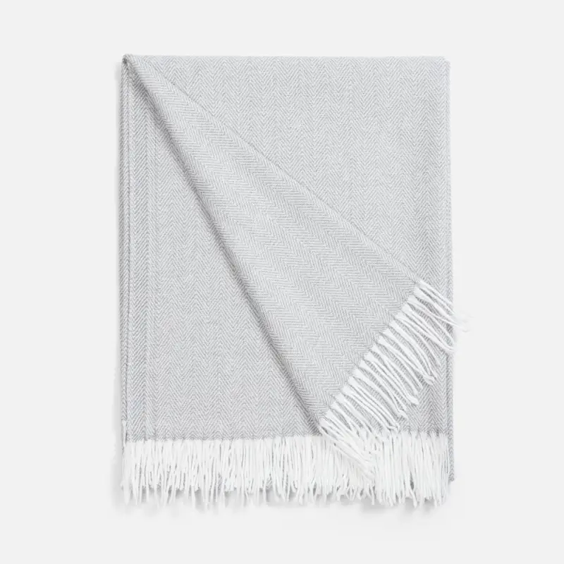 Плед «Гирвас», светло-серый