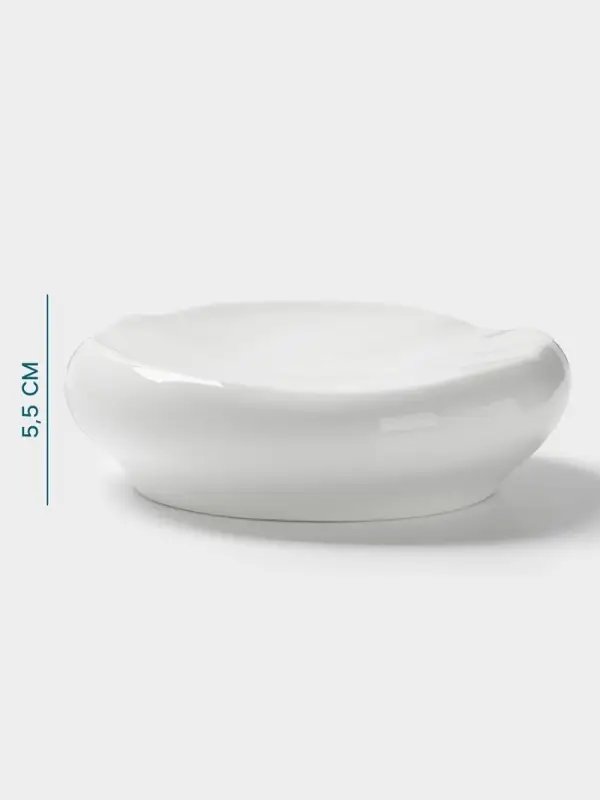 Блюдо Hanna Kn&ouml;vell, 75 мл, d=19.5 см, фарфор, белое