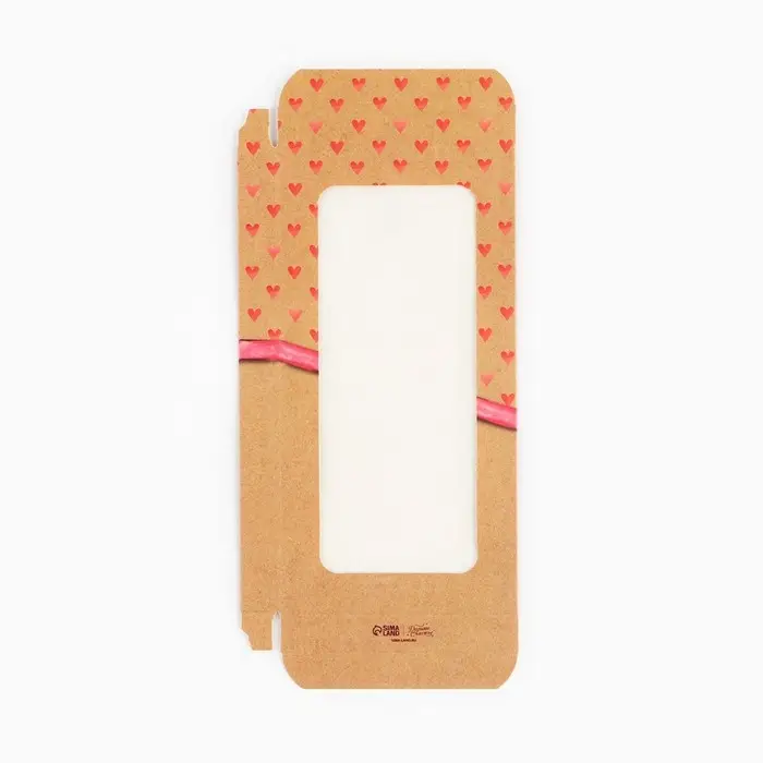 Коробка для шоколада «Только для тебя», с окном, 17.3 х 8.8 х 1.5 см Коробка для шоколада «Только для тебя», с окном, 17.3 х 8.8 х 1.5 см