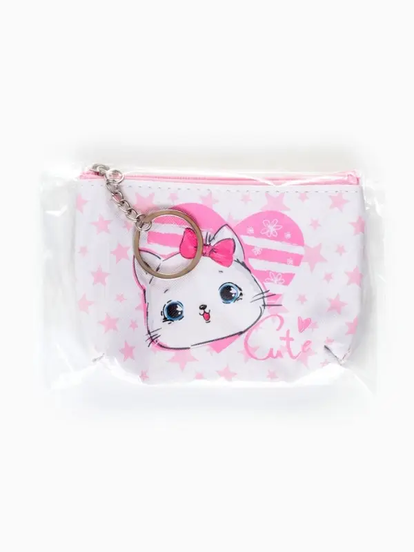 Кошелек дет 13-01-01 Июнь2512, 10,5*2,5*8 см, отд на молнии, микс