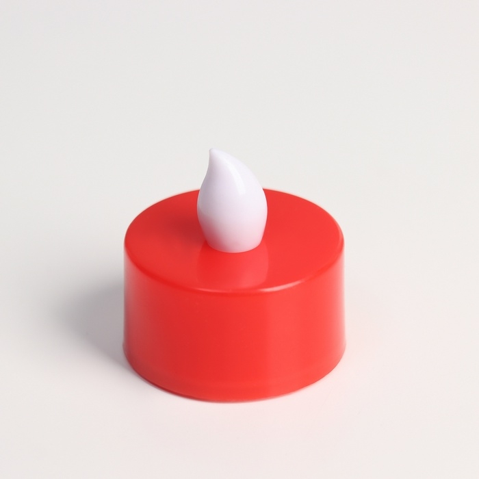 Светодиодные свечи, ночники LED RISALUX «Для жутких ритуалов» набор 4 шт., красные, RGB, 3.5×3.5×4 см