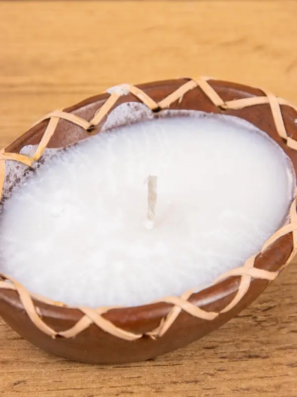 Свеча в керамической чаше, 12х9х5 см Свеча в керамической чаше, 12х9х5 см