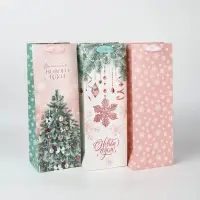 Набор пакетов под бутылку «Чудеса», 3 шт, 13 × 36 × 10 см