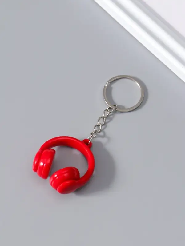 Брелок пластик "Наушники" МИКС 4х3,7х2 см