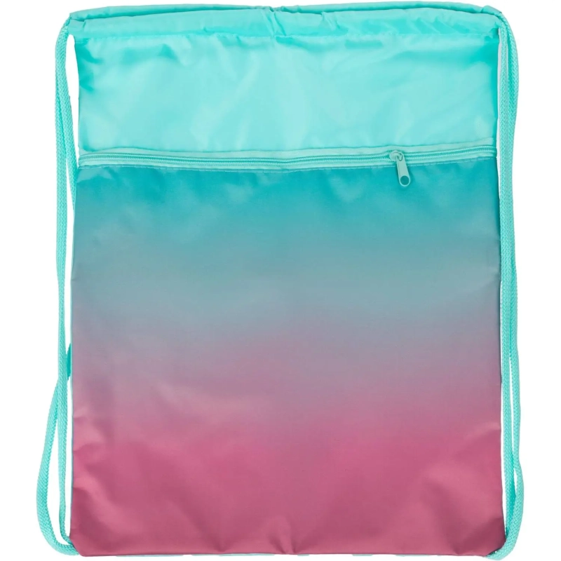 Мешок для обуви  Градиент розовый, 360х470 мм,карман, МО-26-2