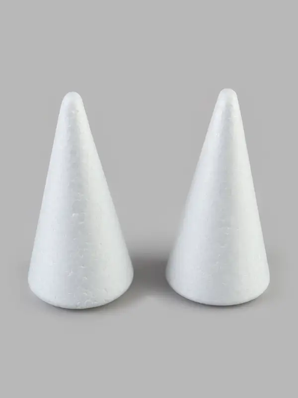 Конус из пенопласта, размер 11&times;5.5 см, 2 шт.